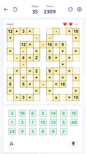 Mathematik-Puzzles - Crossmath