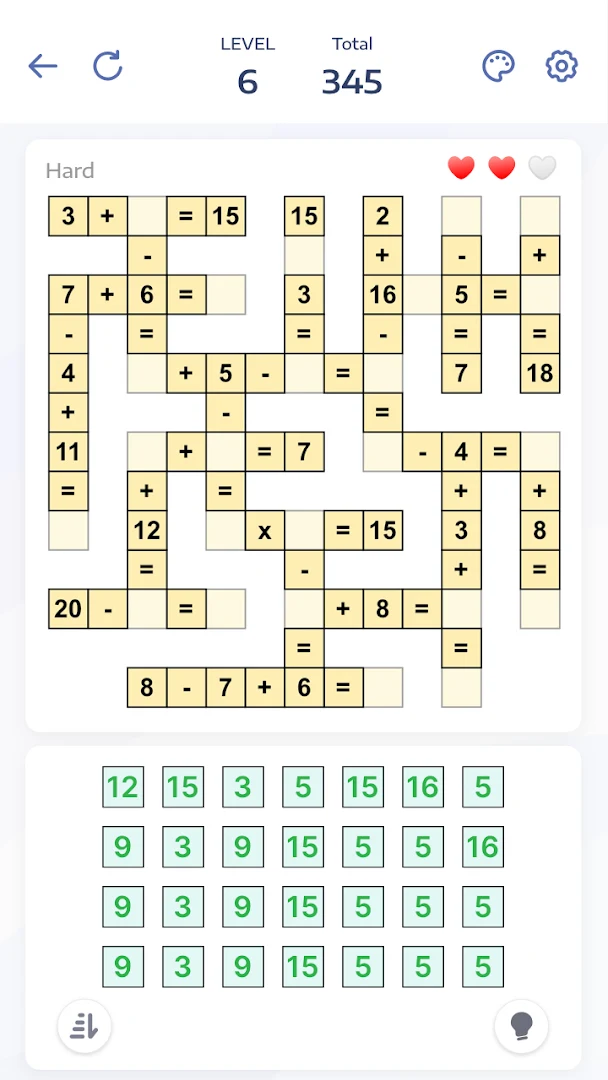 Jeux de maths - Crossmath PC