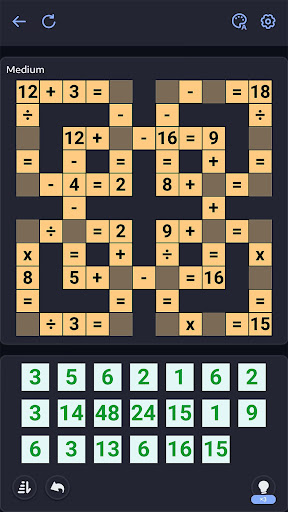 Math Puzzle Games - Crossmath