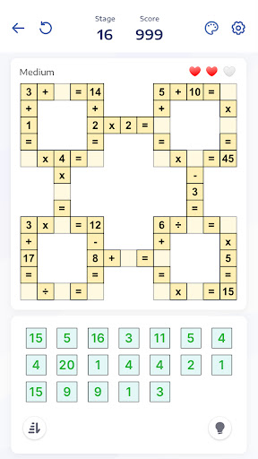 Mathematik-Puzzles - Crossmath