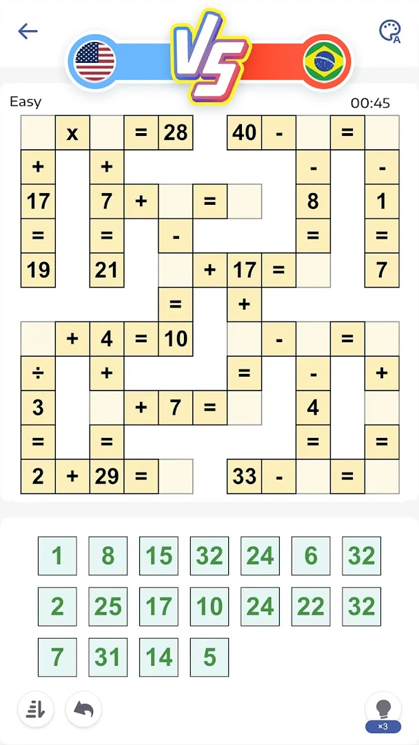 Math Puzzle Games - Crossmath PC