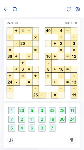 Mathematik-Puzzles - Crossmath PC