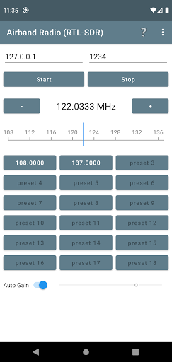 komputer Airband Radio (RTL-SDR)