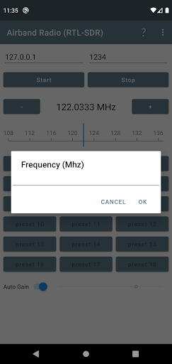 komputer Airband Radio (RTL-SDR)