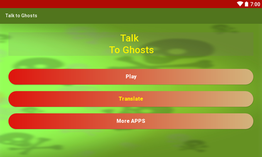 Talk to Ghosts