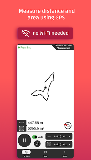 Distance and area measurement PC
