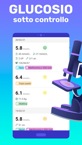Glucosio－Diario del diabetes PC