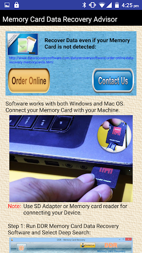 komputer Memory Card Data Recovery Help