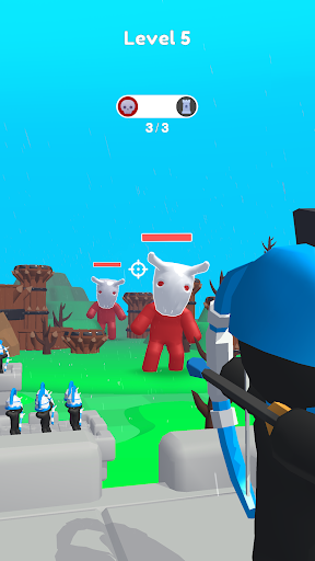 Merge Archers: Salvar la corte