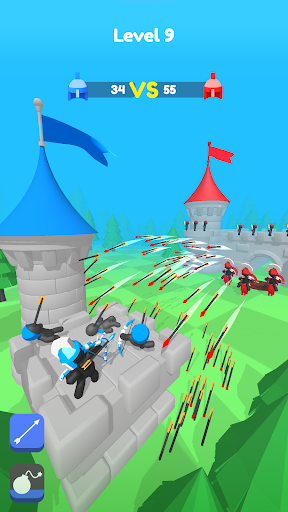 Merge Archers: Salvar la corte