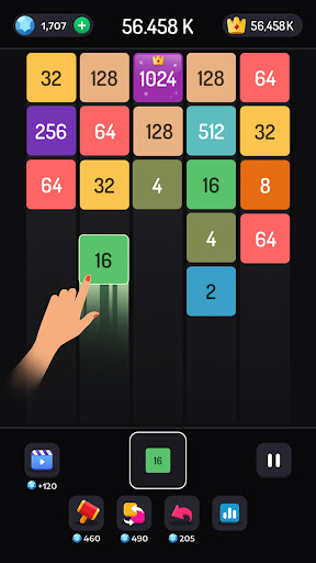 2048 ضم گیمز - M2 بلاکس