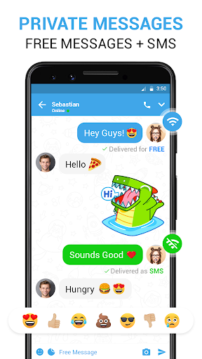 komputer Messenger - Text Messages SMS