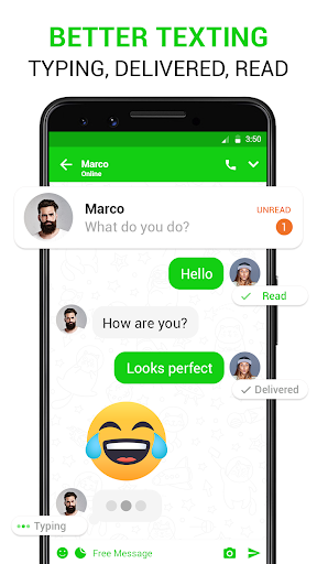 komputer Messenger - Text Messages SMS