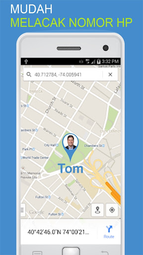 GPS Pelacakan nomor hp