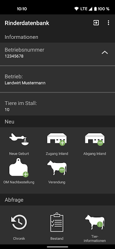 Rinderdatenbank PC
