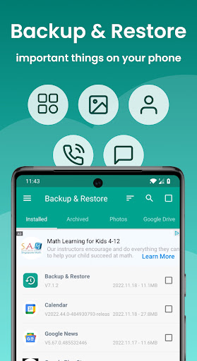 Backup and Restore - APP পিসি