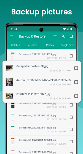 Backup and Restore - APP পিসি