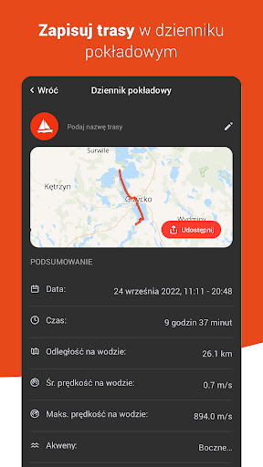 Żegluj: nawigacja wodna i mapy PC