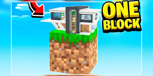 ONE BLOCK CHALLENGE FOR MCPE
