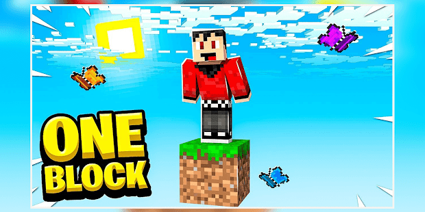ONE BLOCK CHALLENGE FOR MCPE PC