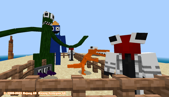 rainbow friends for minecraft