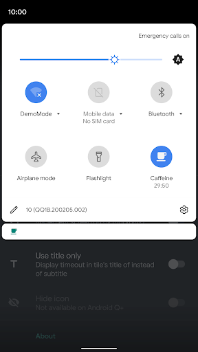 Caffeine - Keep Screen On