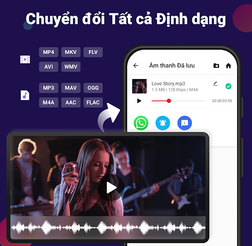 Chuyển đổi video sang âm thanh PC