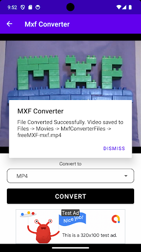 Mxf Player & Converter (Mp4) PC