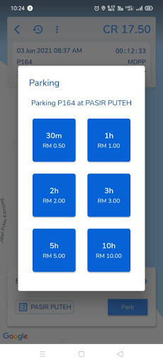 komputer UP Parking