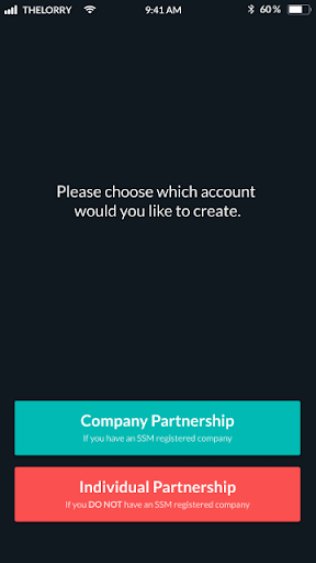 komputer TheLorry - Partner App