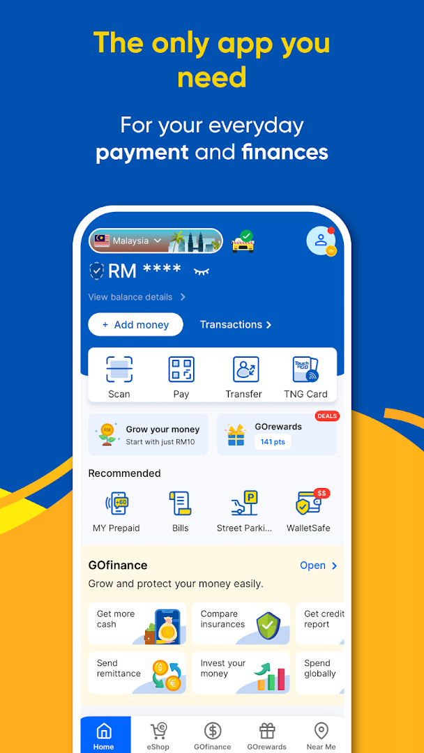 Touch 'n Go eWallet - PilihanNo.1 ePENJANA电脑版