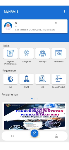 komputer MyHRMIS Mobile