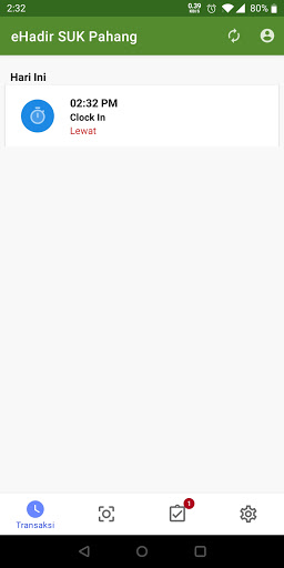 komputer eHadir SUK Pahang