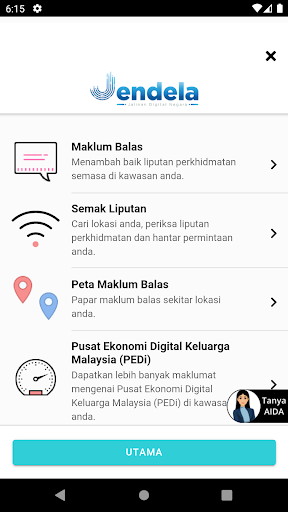 komputer JENDELA Map