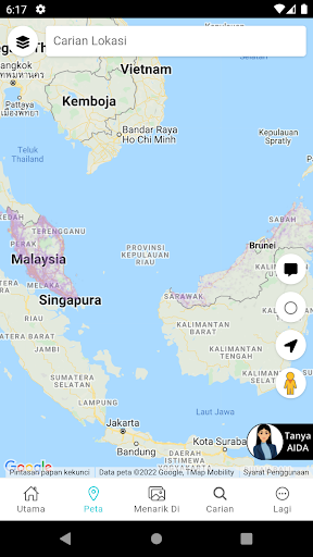 komputer JENDELA Map