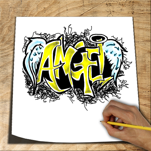 Cara menggambar grafiti 3D PC