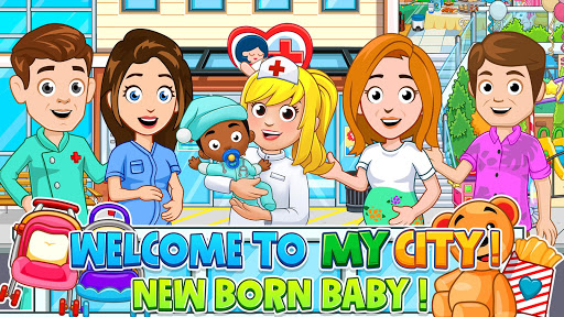 My City : Newborn baby الحاسوب