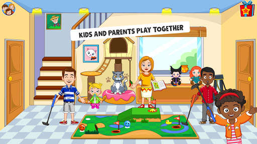 My Town : Best Friends' House games for kids