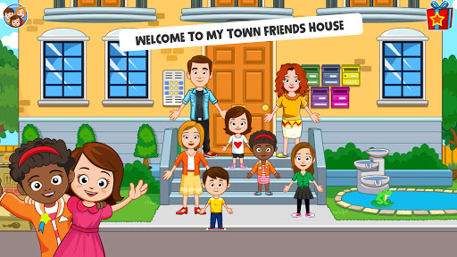 My Town : Best Friends' House games for kids