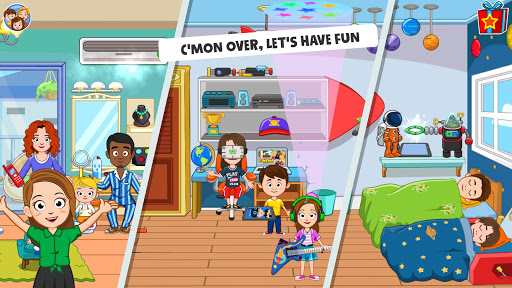 My Town : Best Friends' House games for kids