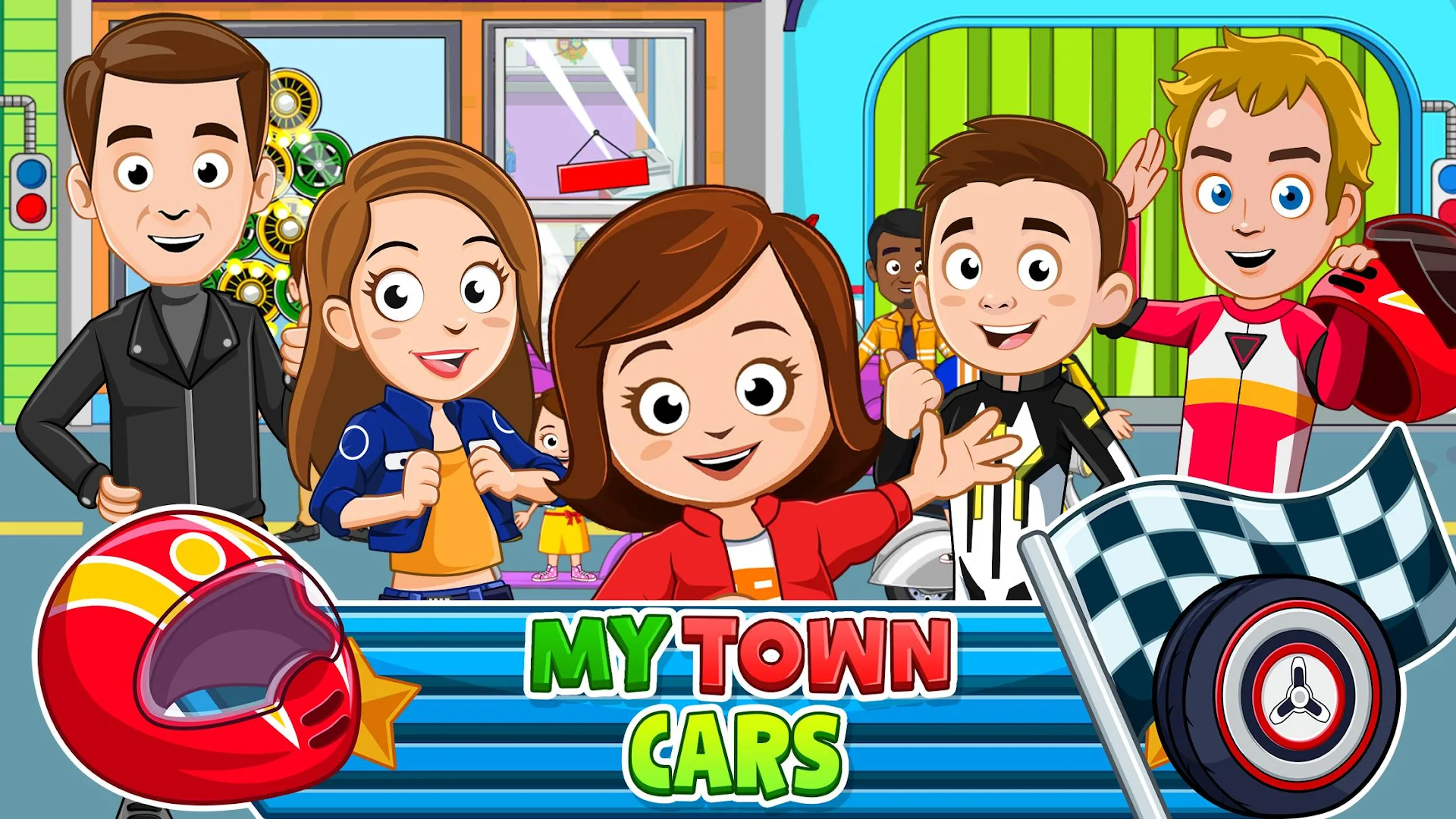 My Town: Car Garage. Wash & Fix kids Car Game PC