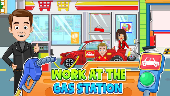 My Town: Car Garage. Wash & Fix kids Car Game