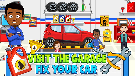 My Town: Car Garage. Wash & Fix kids Car Game