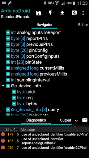 ArduinoDroid - Arduino/ESP IDE