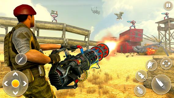 사막 사수 기관총 게임 PC