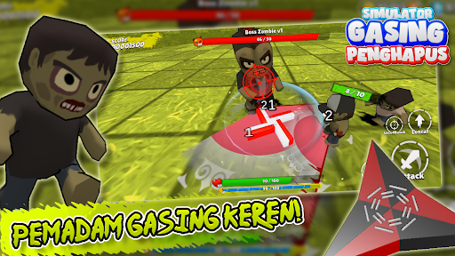 Simulator Gasing Penghapus 3D