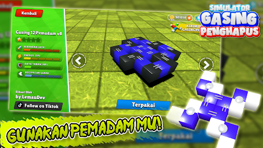 Simulator Gasing Penghapus 3D