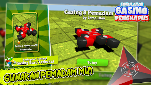 Simulator Gasing Penghapus 3D