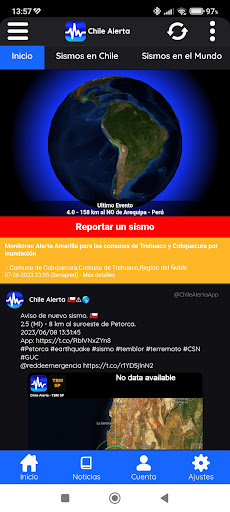 Chile Alerta - En tiempo real PC