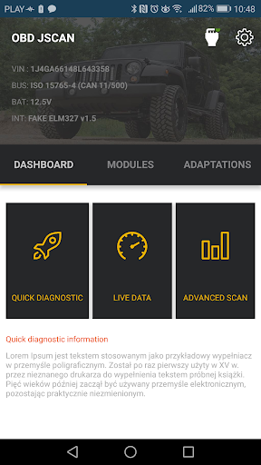 OBD JScan الحاسوب